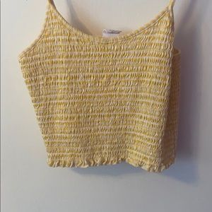 yellow white tank
